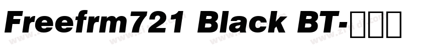 Freefrm721 Black BT字体转换